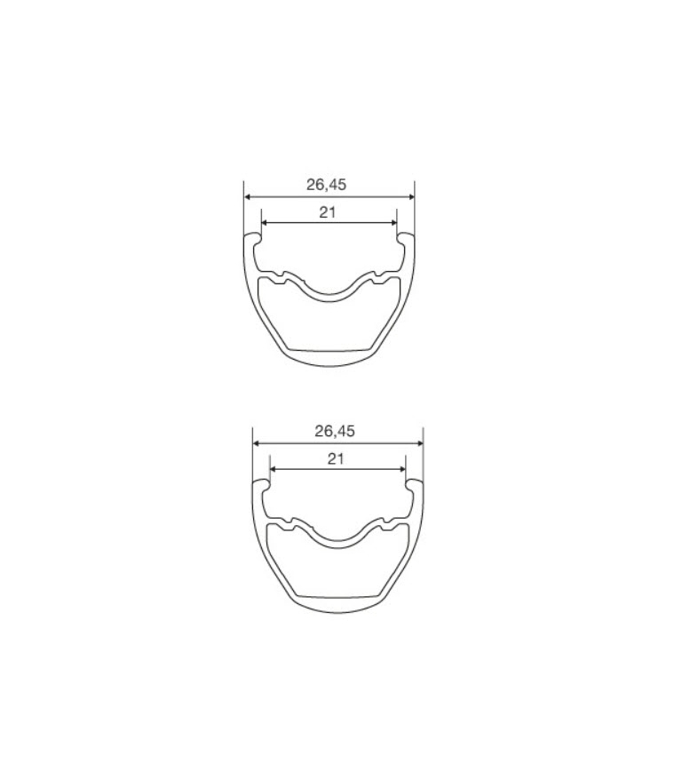 Mavic Crossride 26" FTS-X Bakhjul