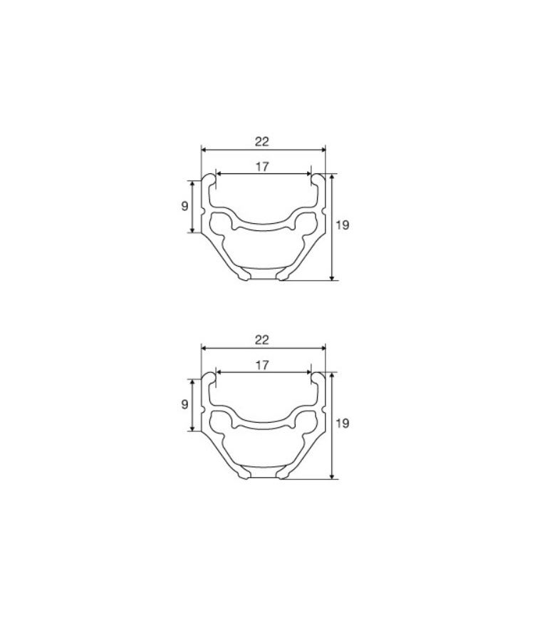 Mavic Crossride UB 26" Framhjul