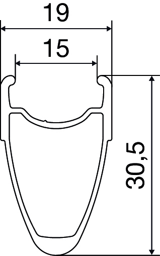 Mavic Ellipse Framhjul
