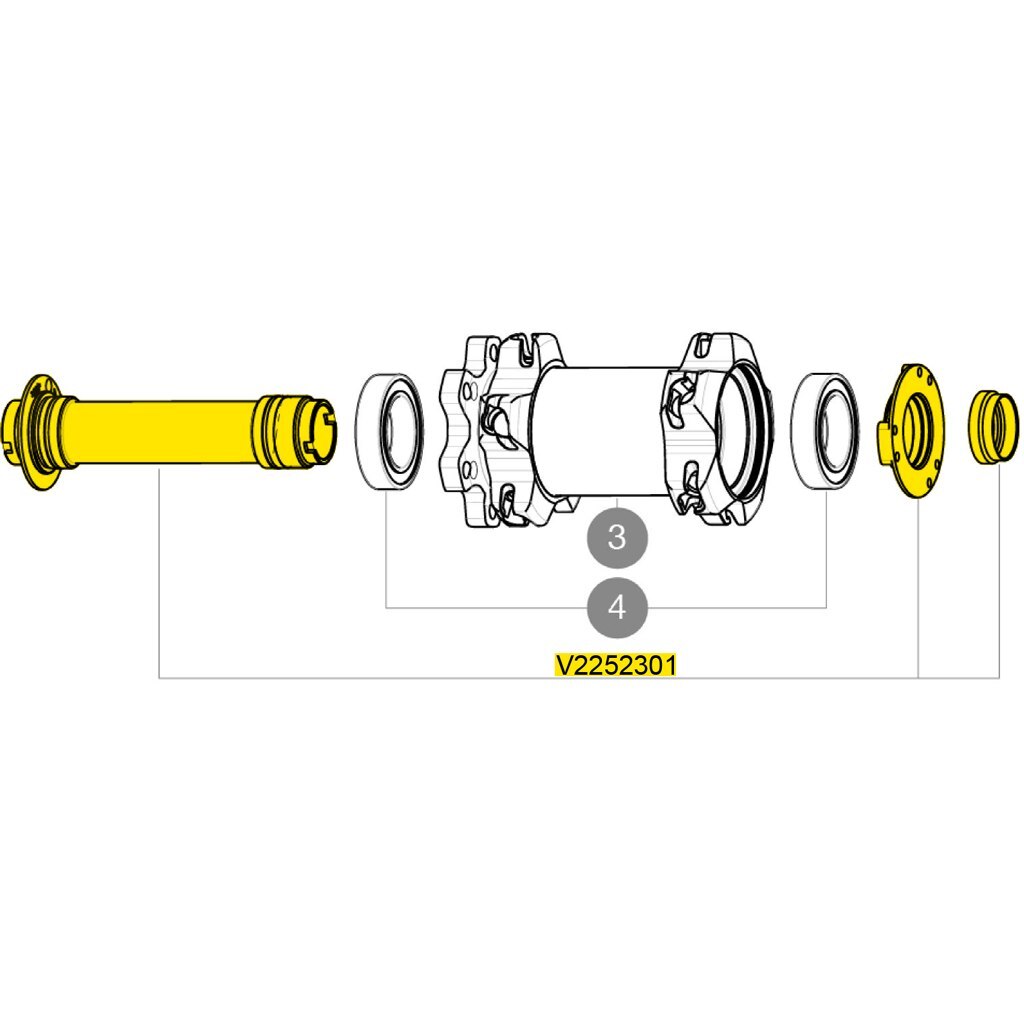 Mavic 15 mm Aksling For 6-Bolt QRM+ Nav