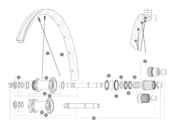 Mavic Crossmax SL S 29 Eker kit