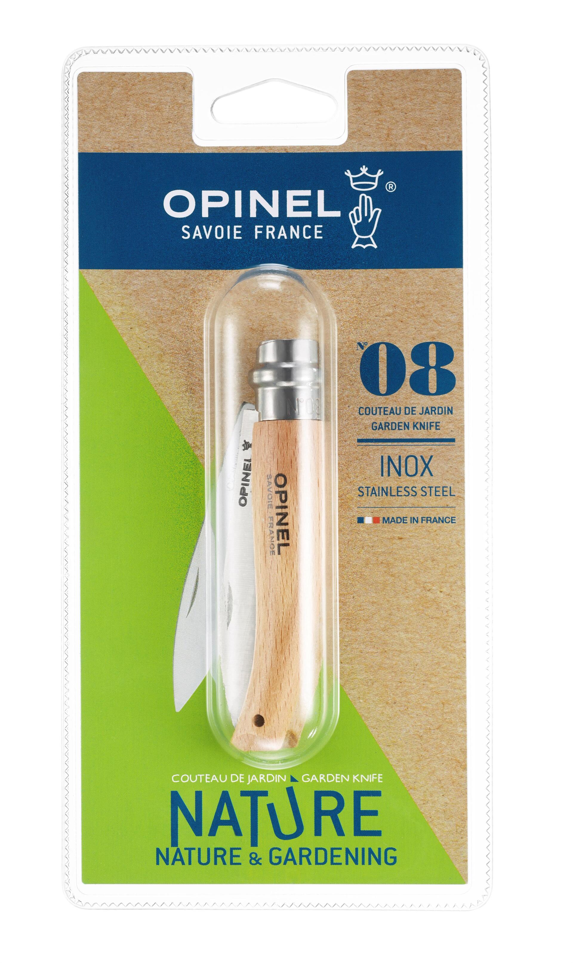 Opinel Blister pack N°08 Trädgårdskniv