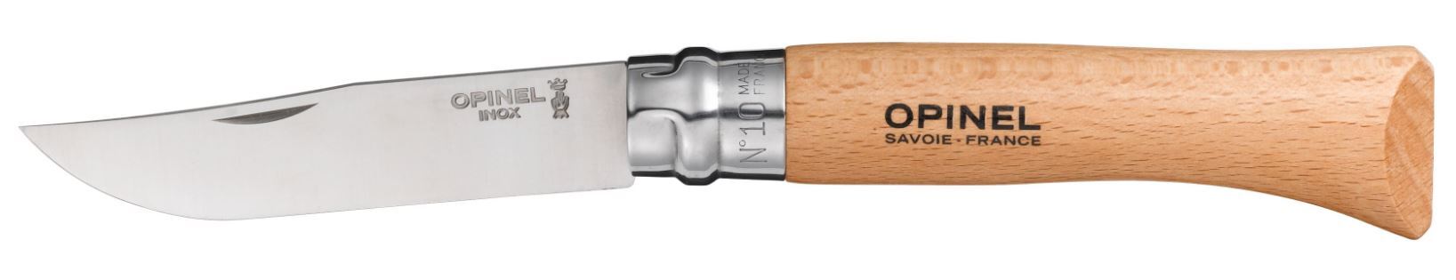 Opinel N°10 Stainless Steel Kniv