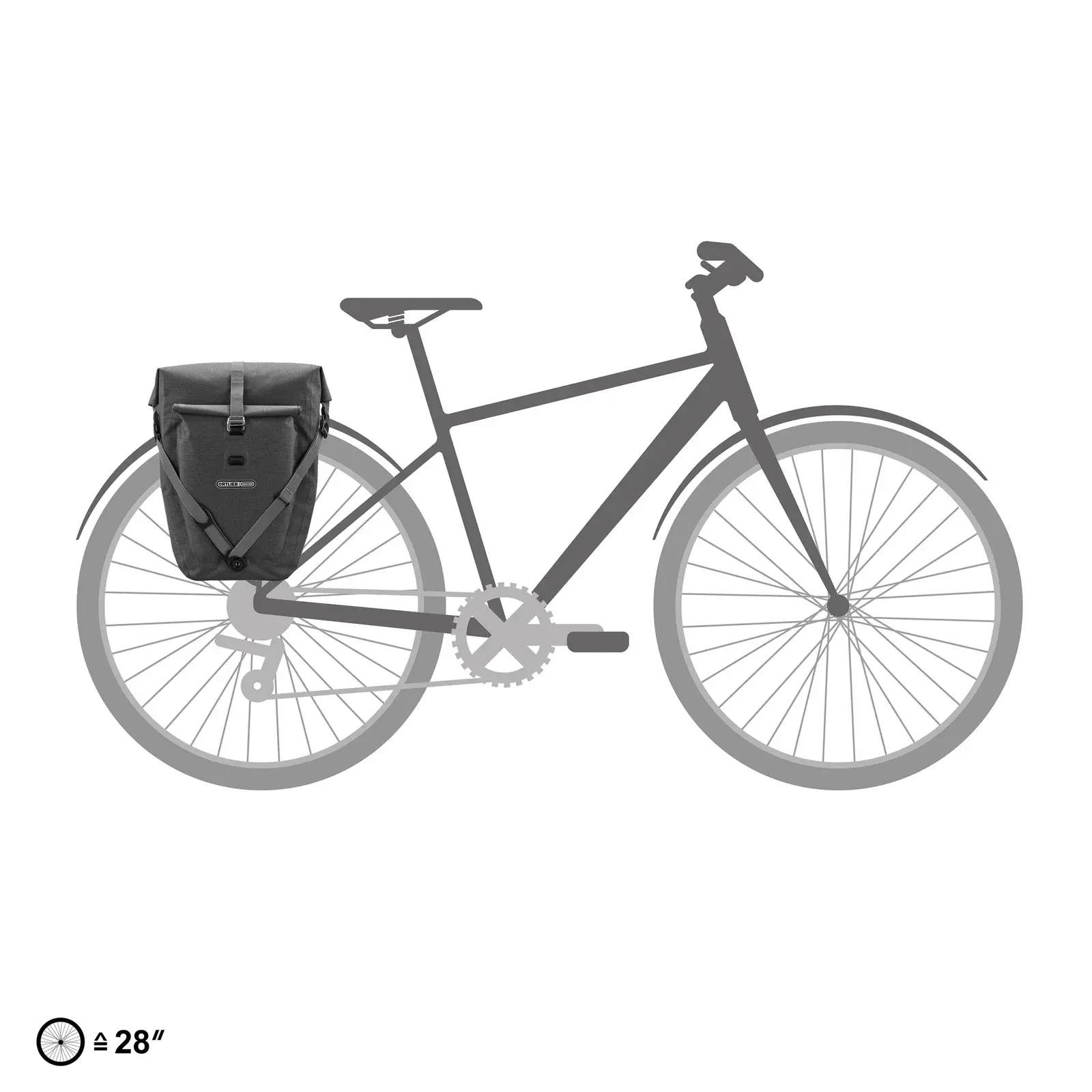 Ortlieb Back-Roller Plus Urban Packväske