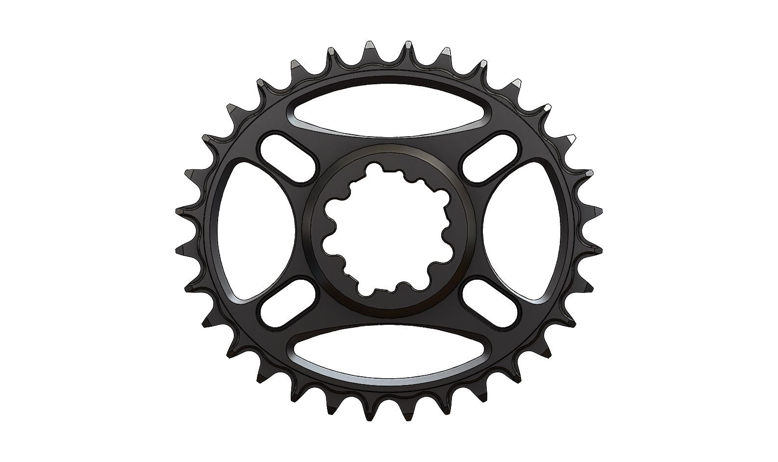 Pilo Narrow Wide SRAM Oval Drev 32T