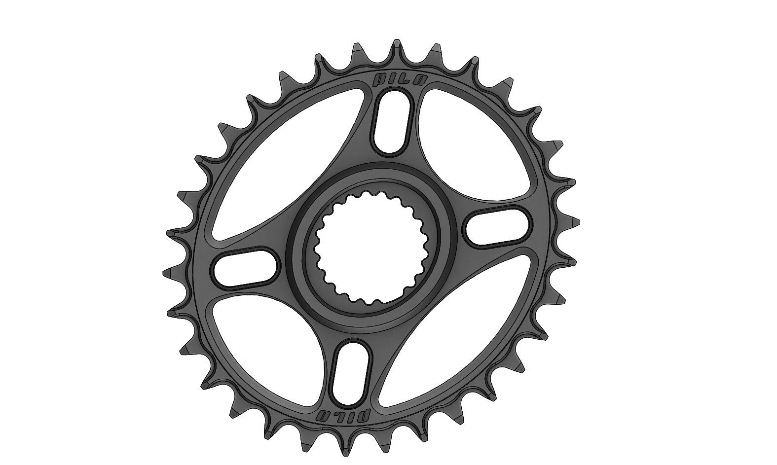 Pilo Narrow Wide Shimano Oval Drev