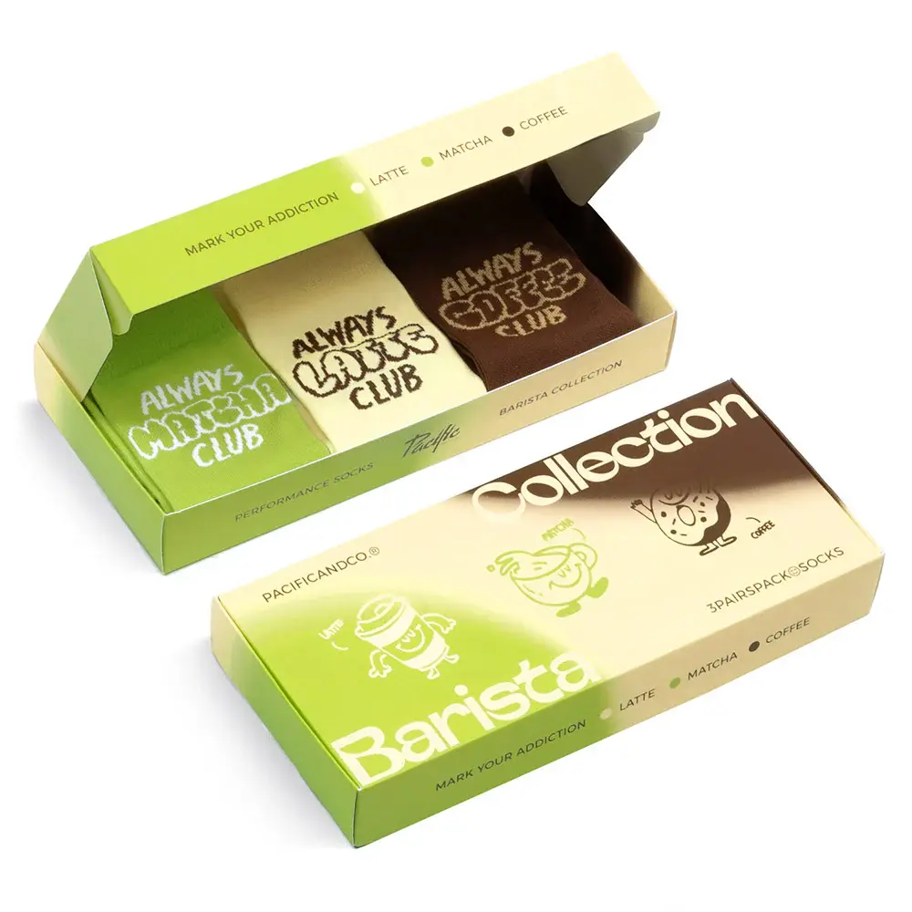 Pacific and Co Barista Box Strumpor