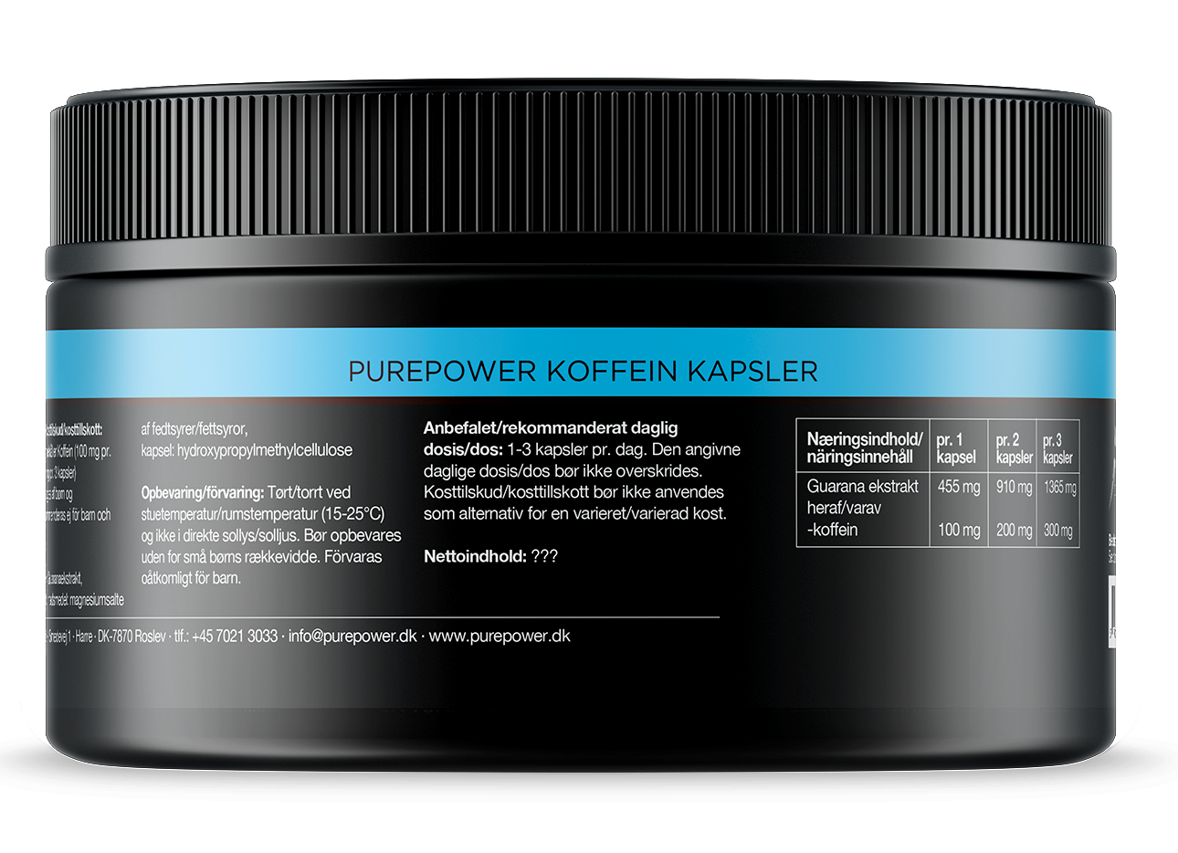 PurePower Koffein Kapslar