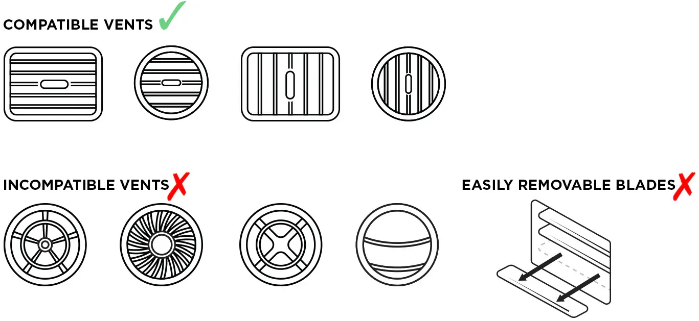 Quad Lock Vent Car Mount