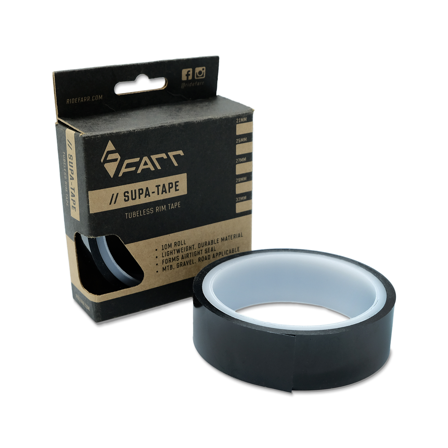 RIDE FARR Tubeless Tape 10m