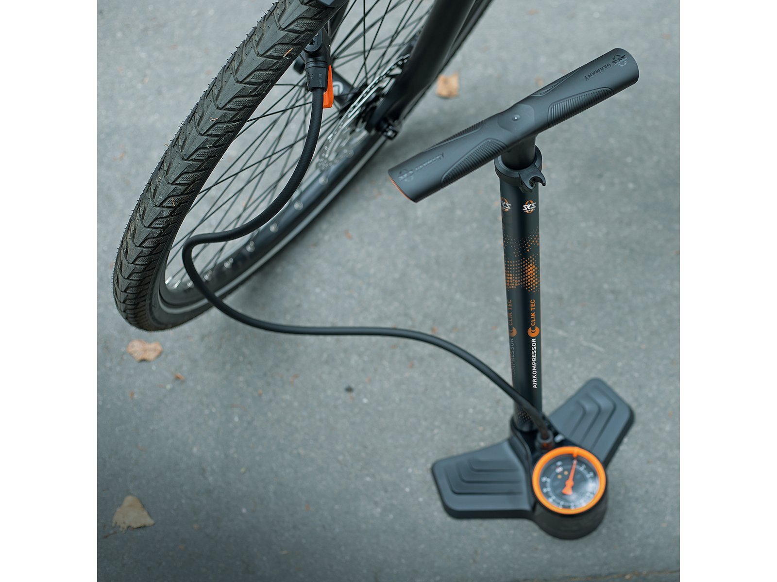 SKS Aircompressor Clik Tec 10 Gulvpump