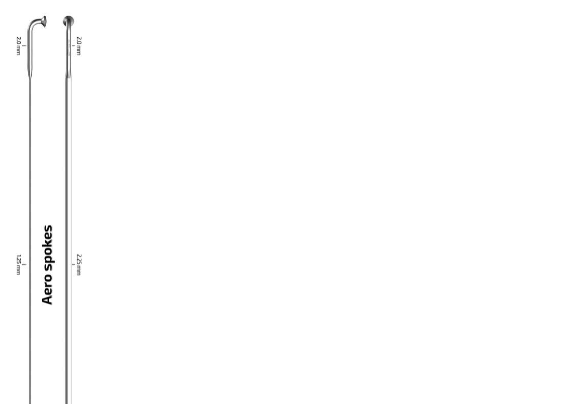 Sapim CX-Sprint Inox J-Bend Svart Eke