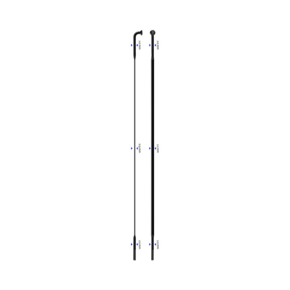 Sapim CX-Ray Inox 14G J-Bend Svart Eker