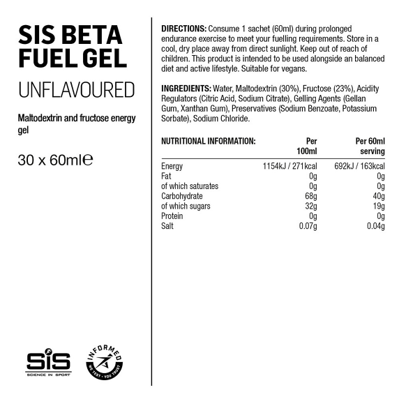 SiS Beta Fuel Energigel