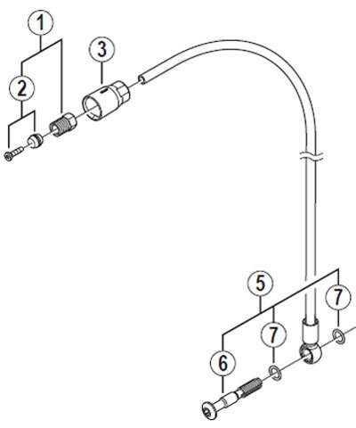 Shimano XTR SM-BH90 Disc Bromsslang