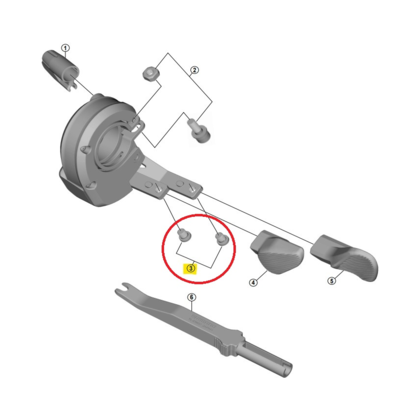 Shimano XT/XTR Trigger Monteringsskruvar