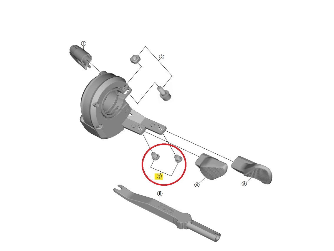 Shimano XT/XTR Trigger Monteringsskruvar