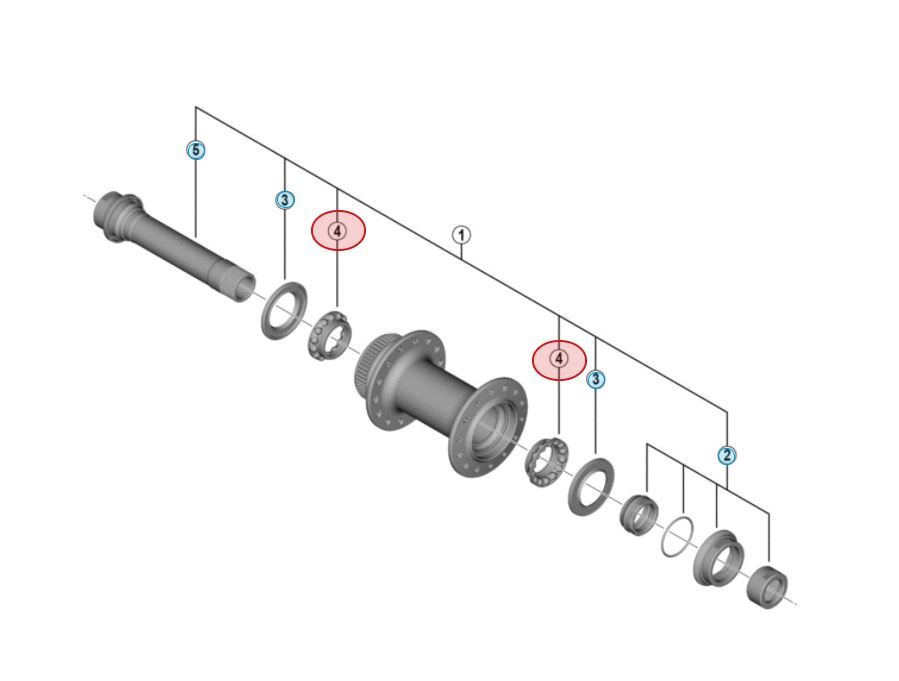 Shimano HB-RS770 Ball Retainer