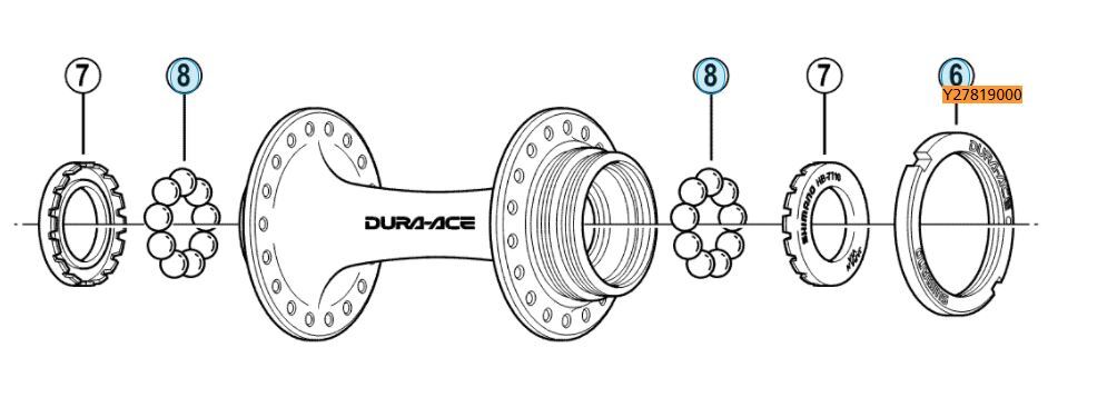 Shimano Dura-Ace Bane Låsring