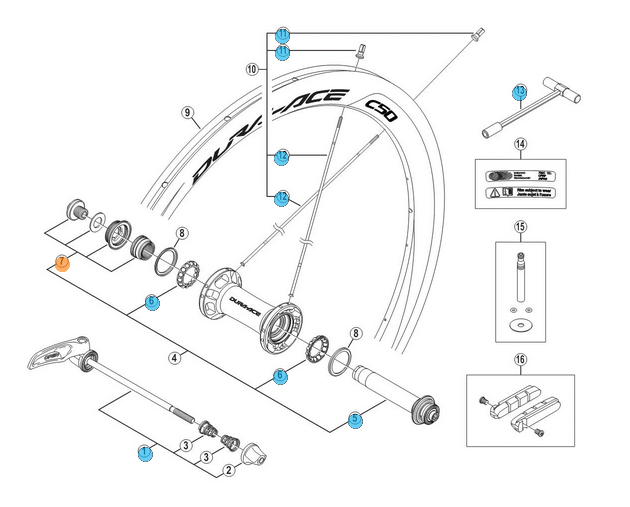 Shimano Dura Ace 9000 Konus