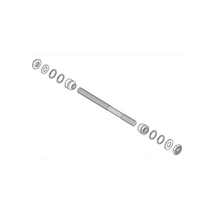 Shimano FH-M475 Bak Axelset