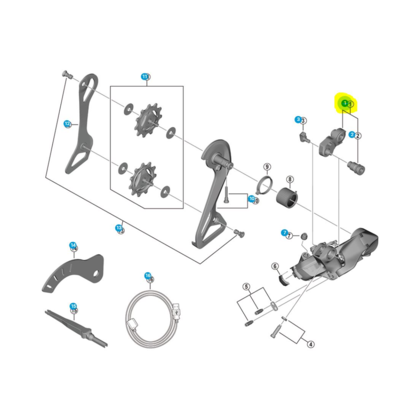 Shimano Bracket Axle Unit Normal Type