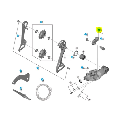 Shimano Bracket Axle Unit Normal Type