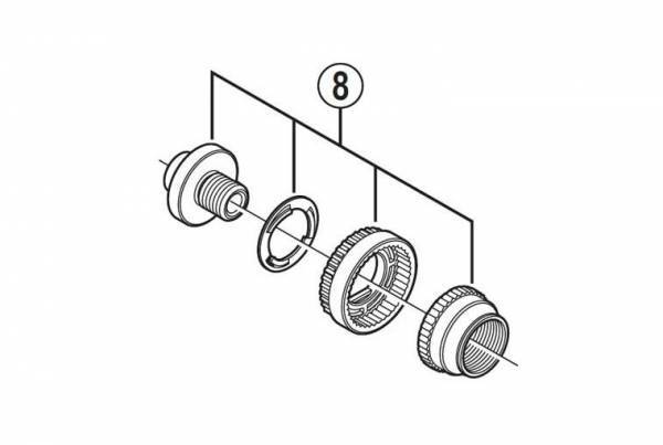 Shimano Ultegra 6800 konus bak höger