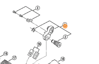 Shimano RD-M829 Fäste till bakväxel