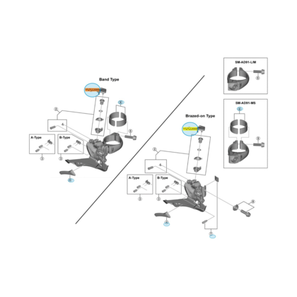Shimano FD-R9100 Link Cover