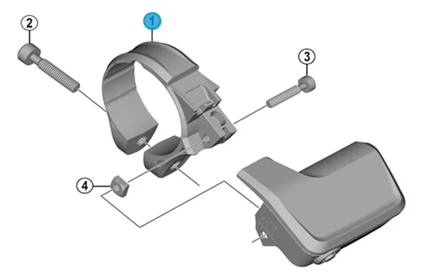 Shimano SC-MT800 Display Fäste