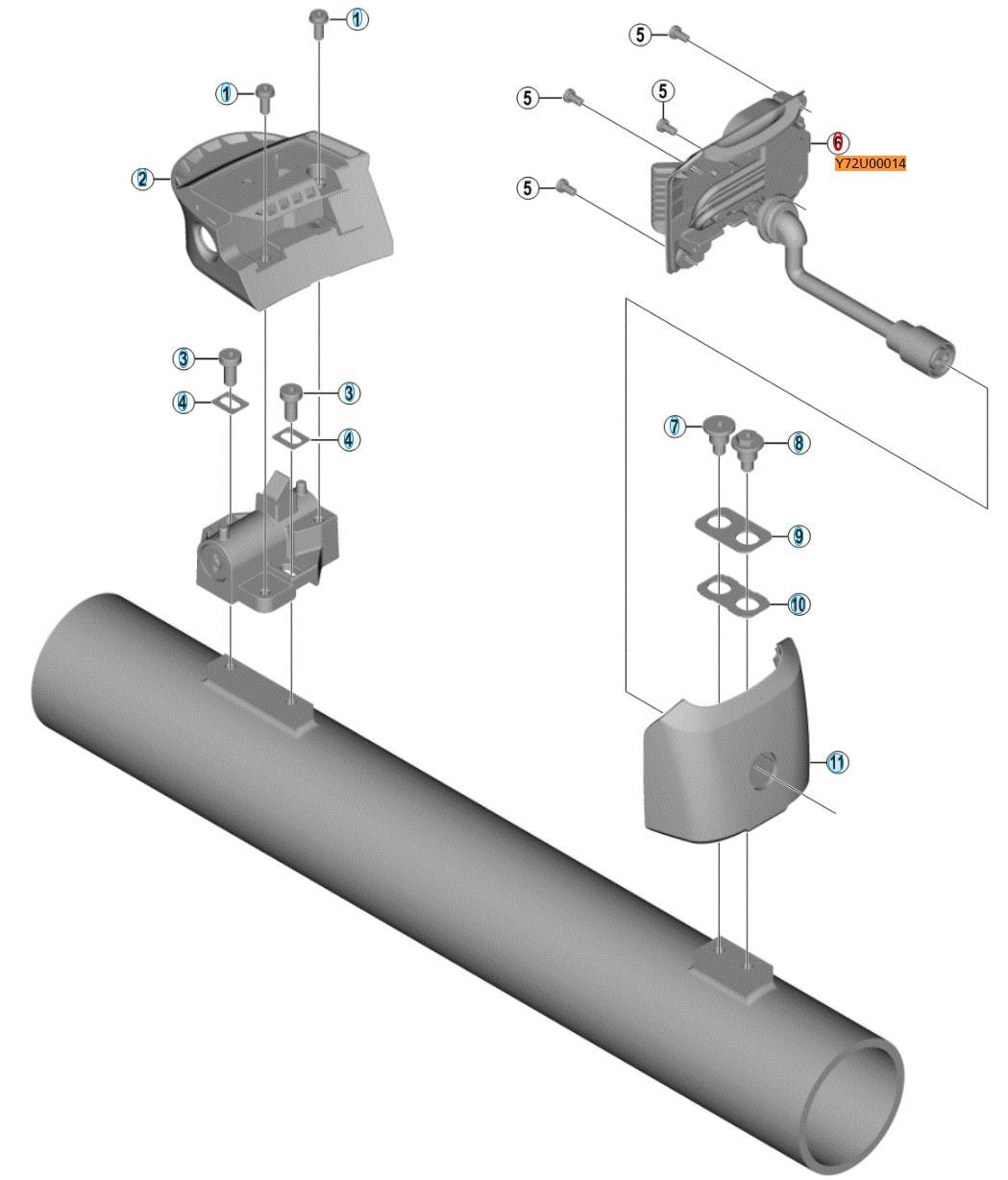 Shimano Upper Case Assembly 300