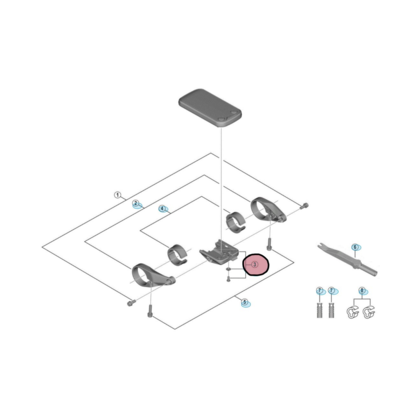 Shimano Steps SC-E6010 Datorfäste
