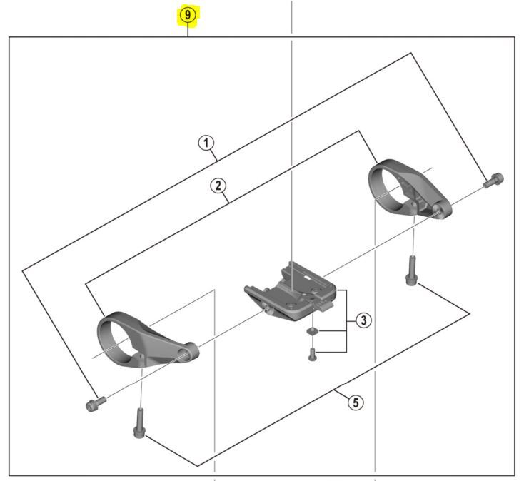 Shimano Steps SC-E6100 Bracket Unit