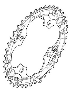 Shimano FC-M361 42T Drev