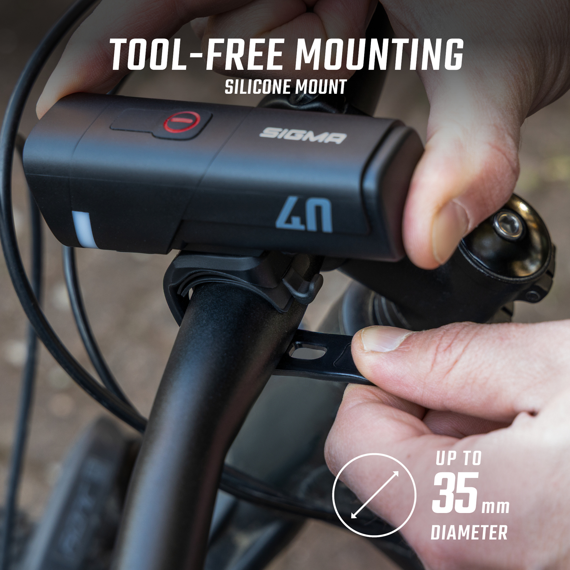 Sigma Aura 40 Framlampa