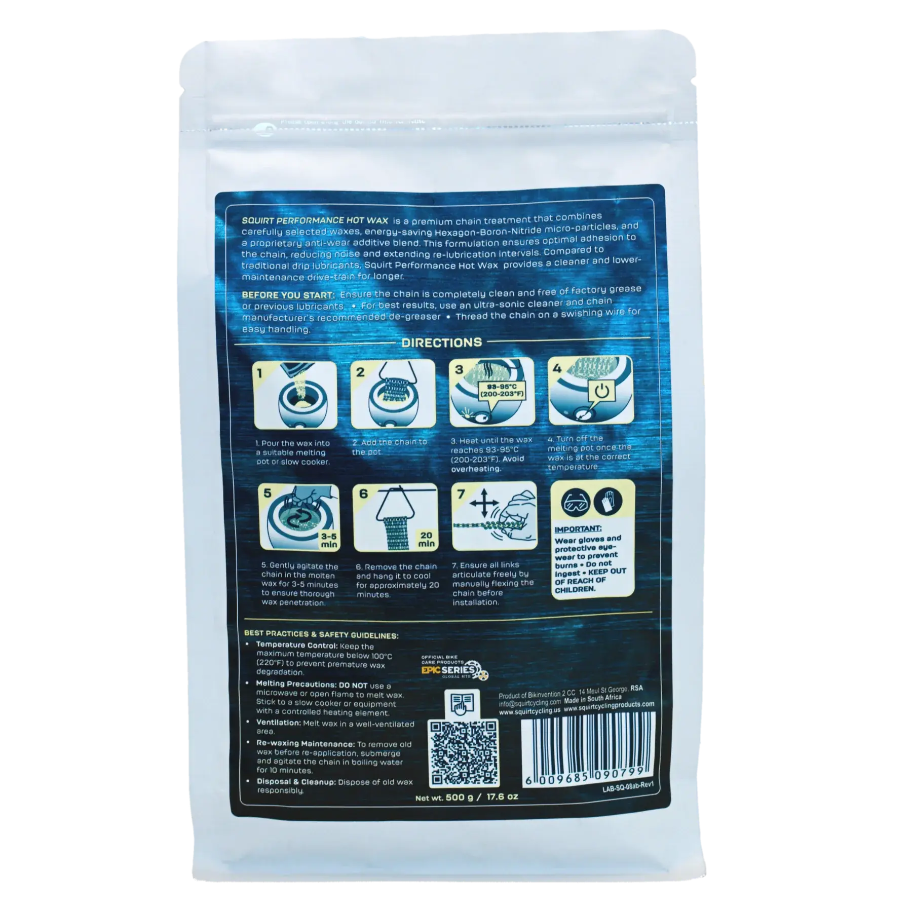 Squirt Performance Hot Wax kedjevax
