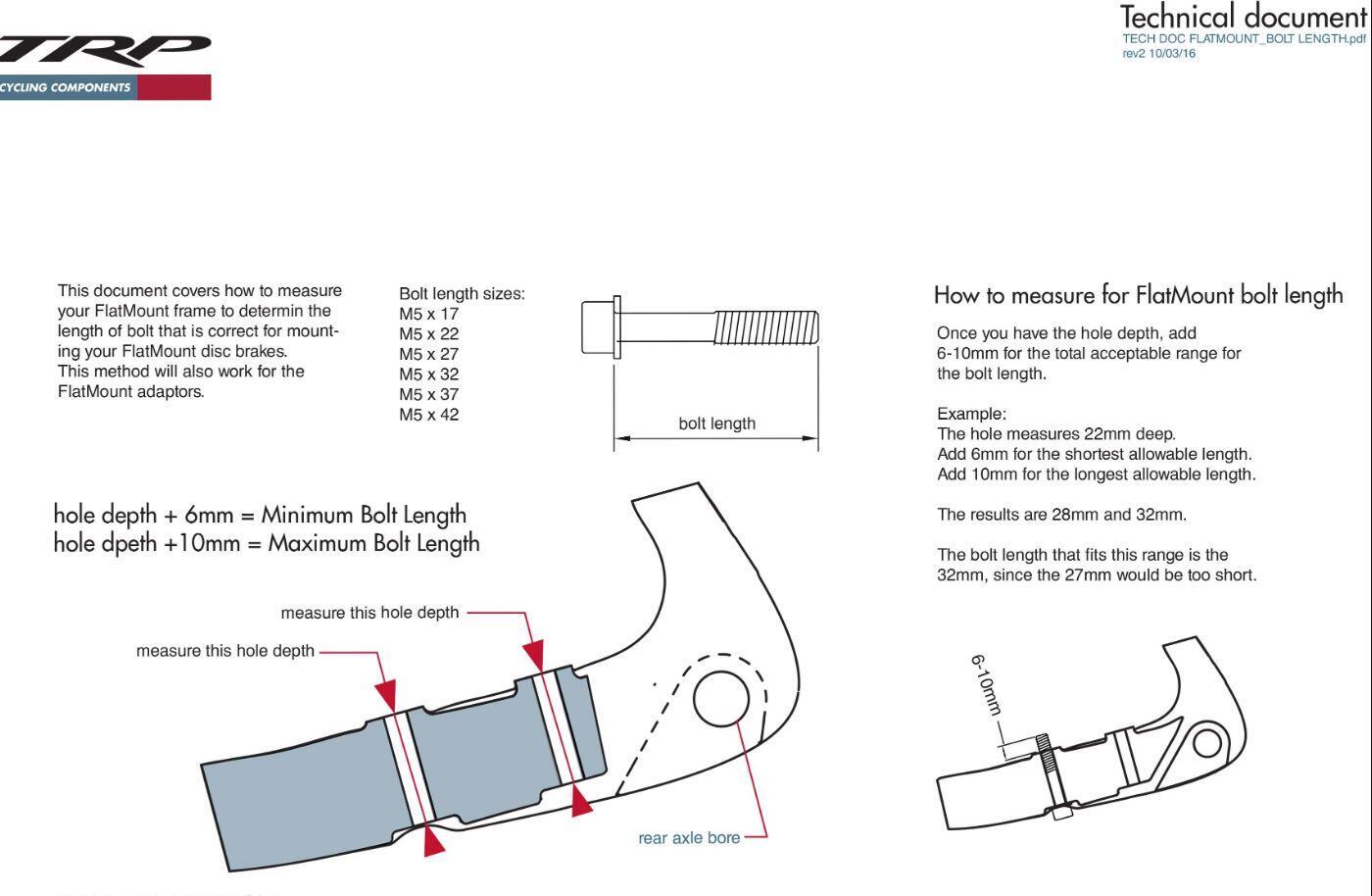 TRP HY ROAD FM Hydraulisk Bromsok