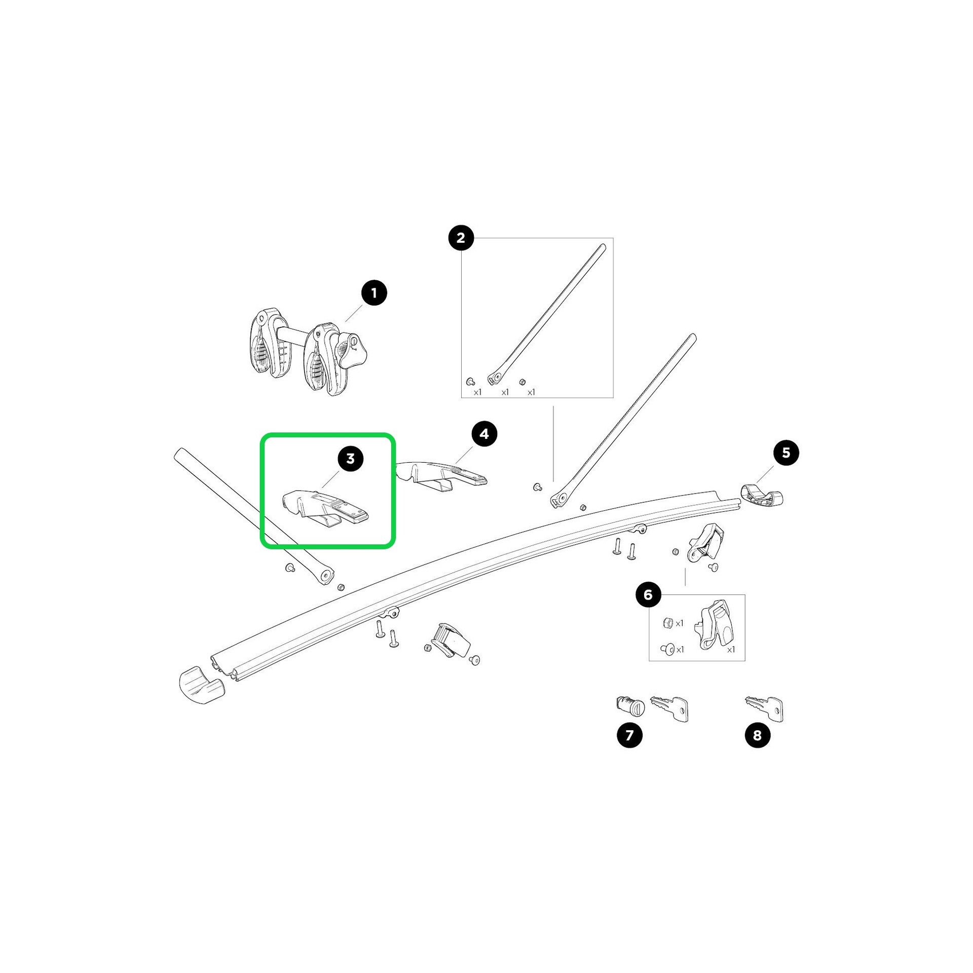 Thule Console Bike Adapter