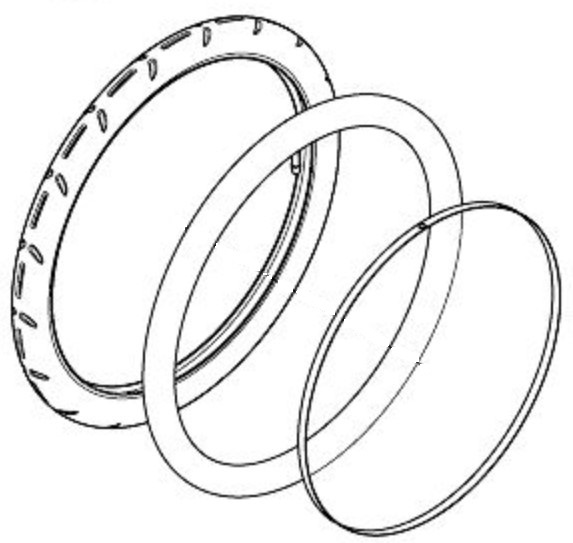 Thule Chariot 20" Däck och Slang Set