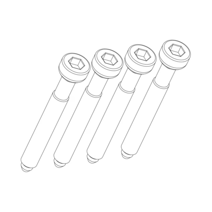 Thule Barnstolsskruvar M6 x 44