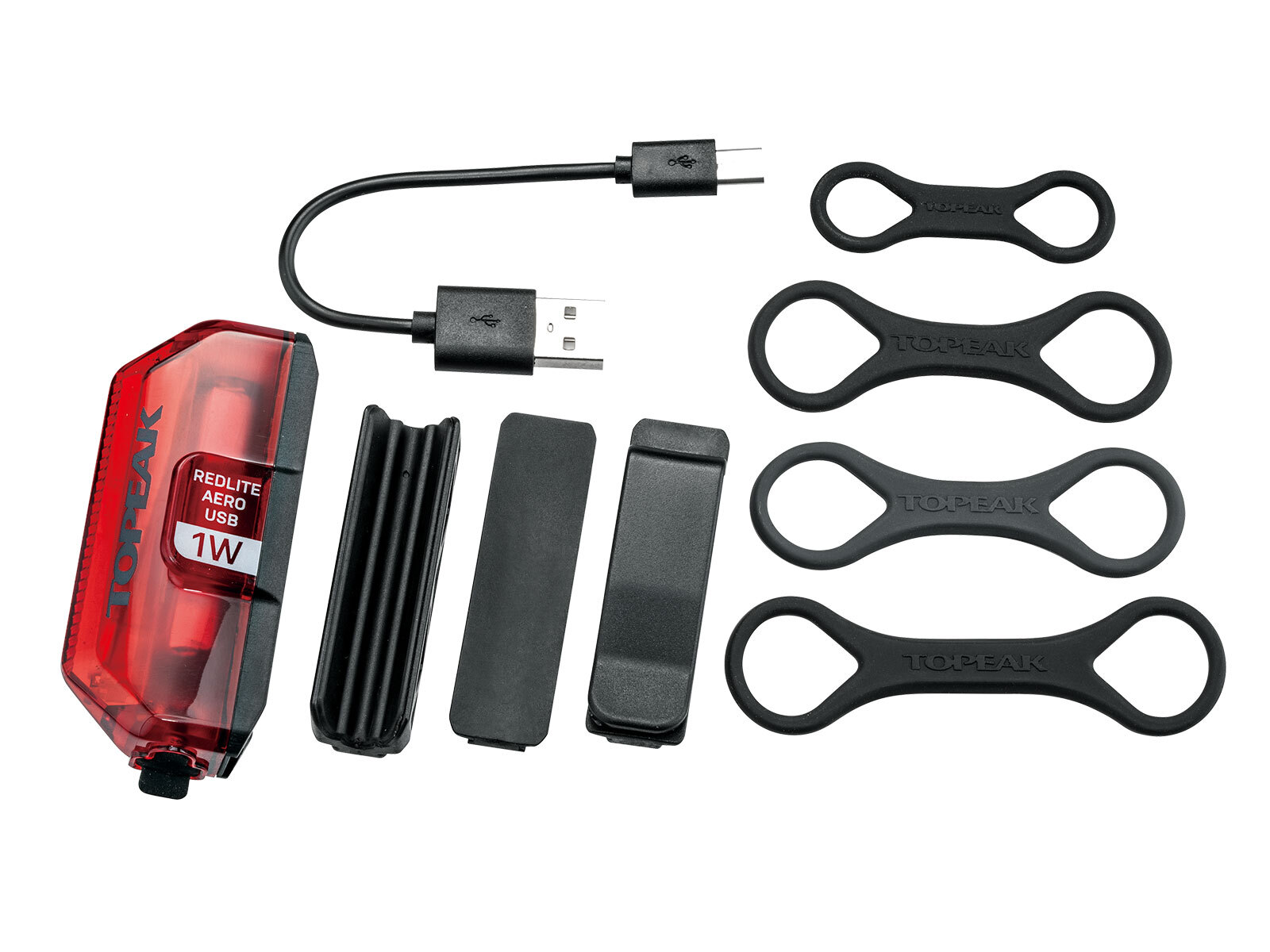Topeak Redlite Aero USB 1W Baklampa