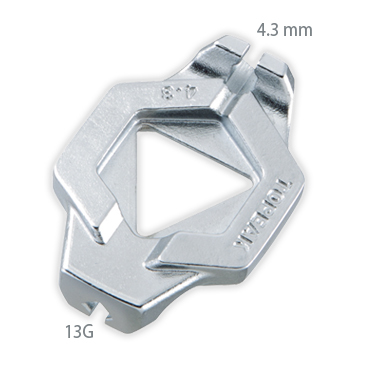 Topeak Ekernyckel 13G/4,3 mm