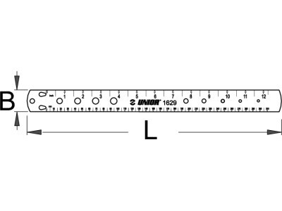 Unior linjal för Eker