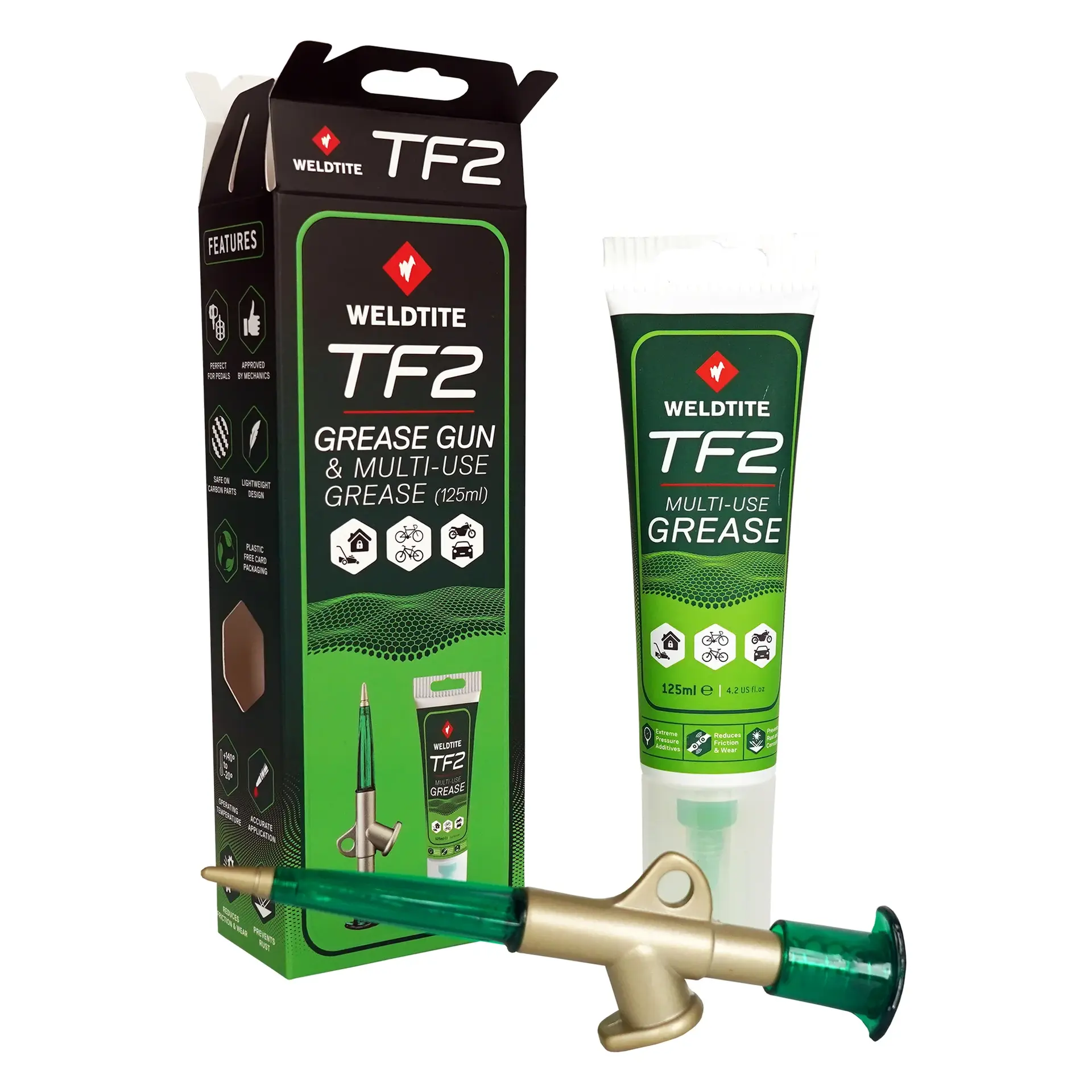 Weldtite TF2 fettspruta och fett 125 ml