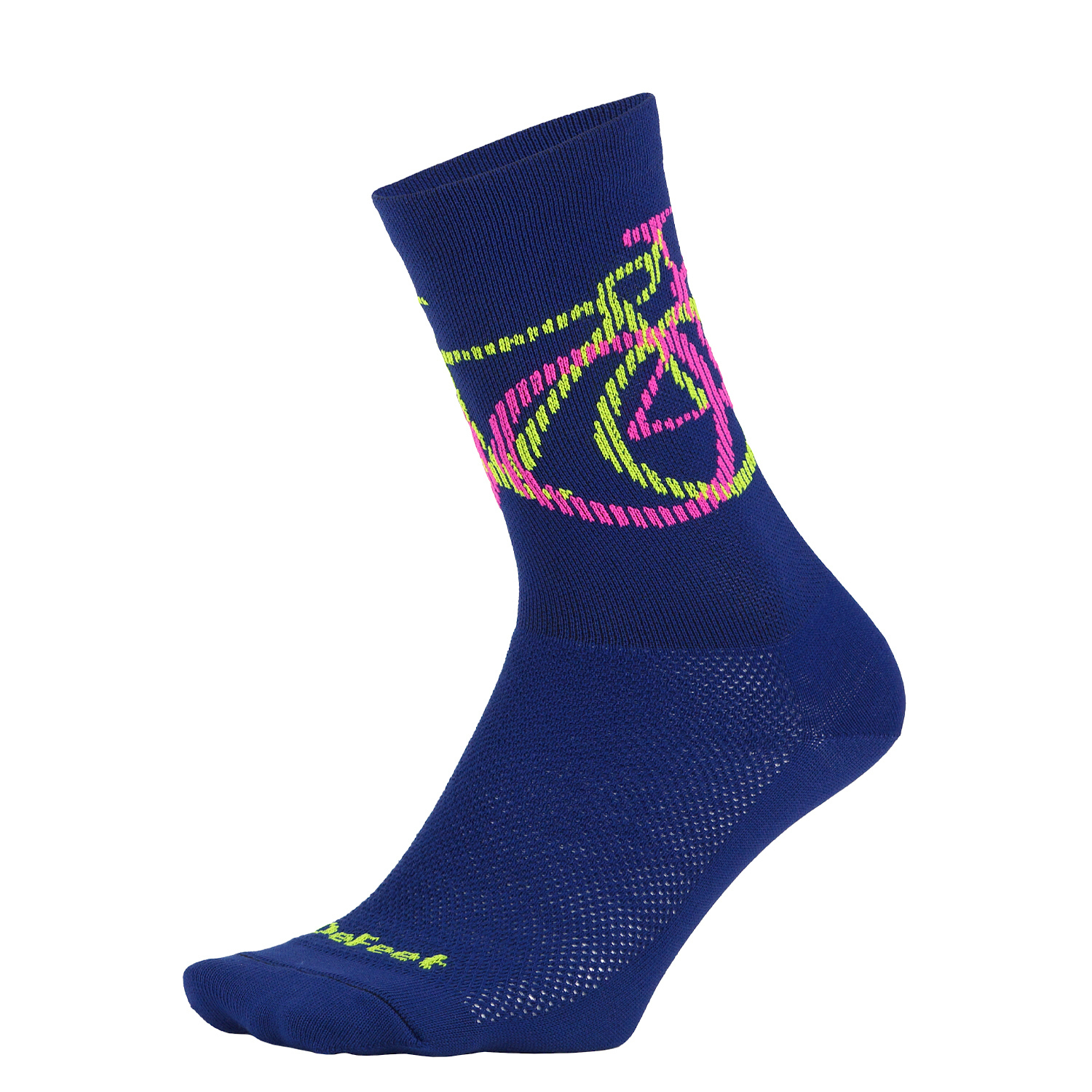 DeFeet Aireator 6" Argyle Navy Strumpor