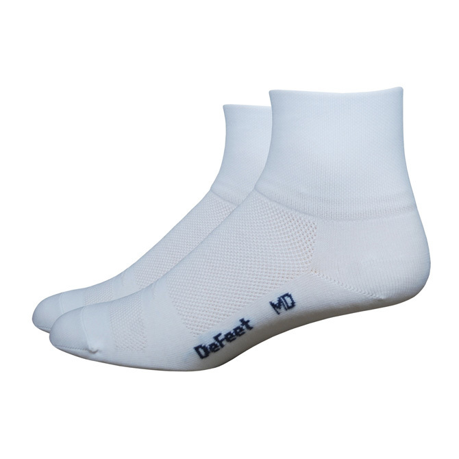 DeFeet Aireator 3" White Top Strumpor