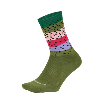 DeFeet Aireator 6" Rainbow Strumpor