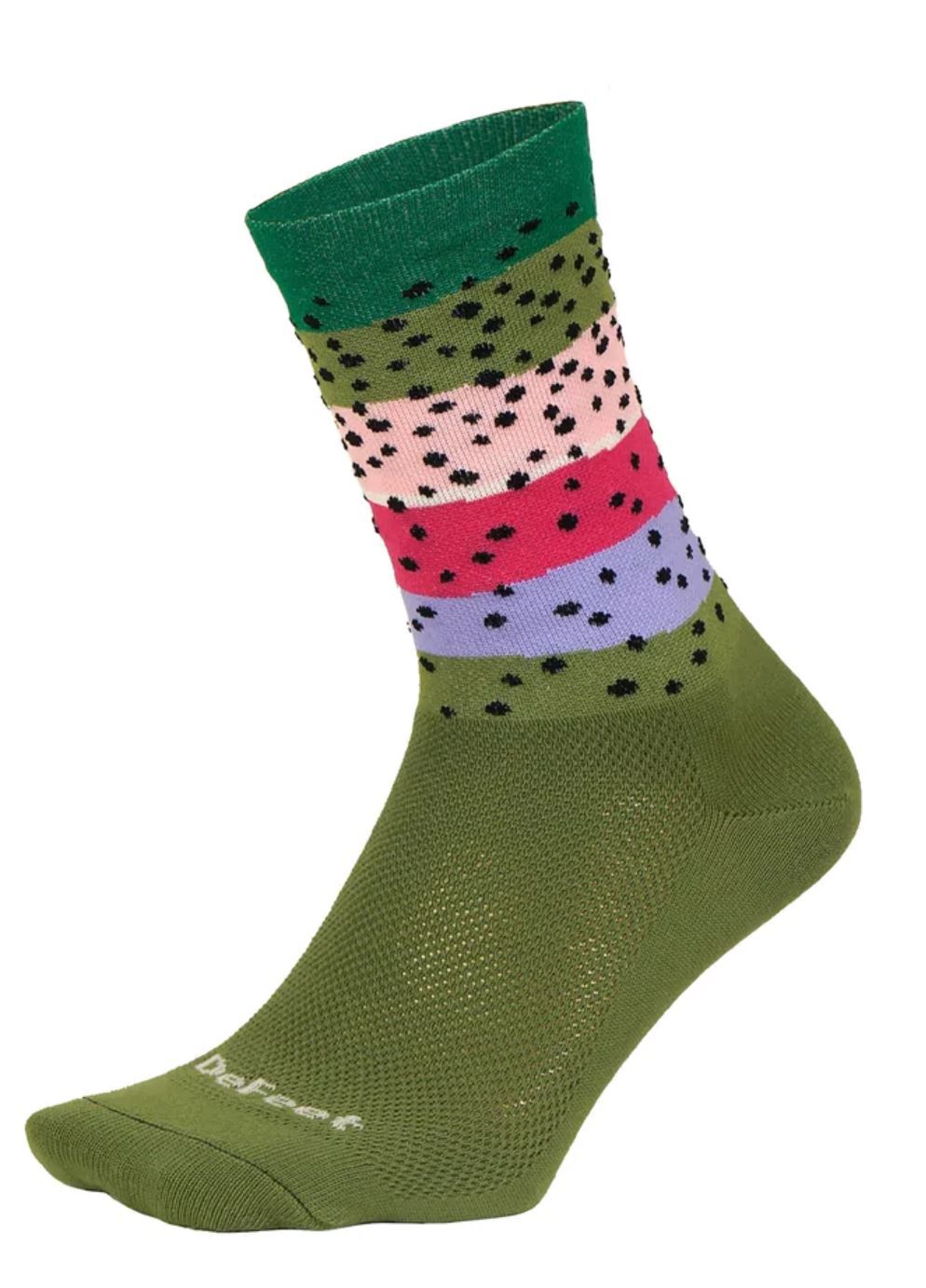 DeFeet Aireator 6" Rainbow Strumpor